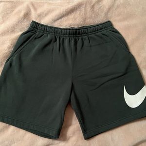 Nike Club Exploded Swoosh Club Shorts Fleece Drawstring “Galactic Jade” Mens XL